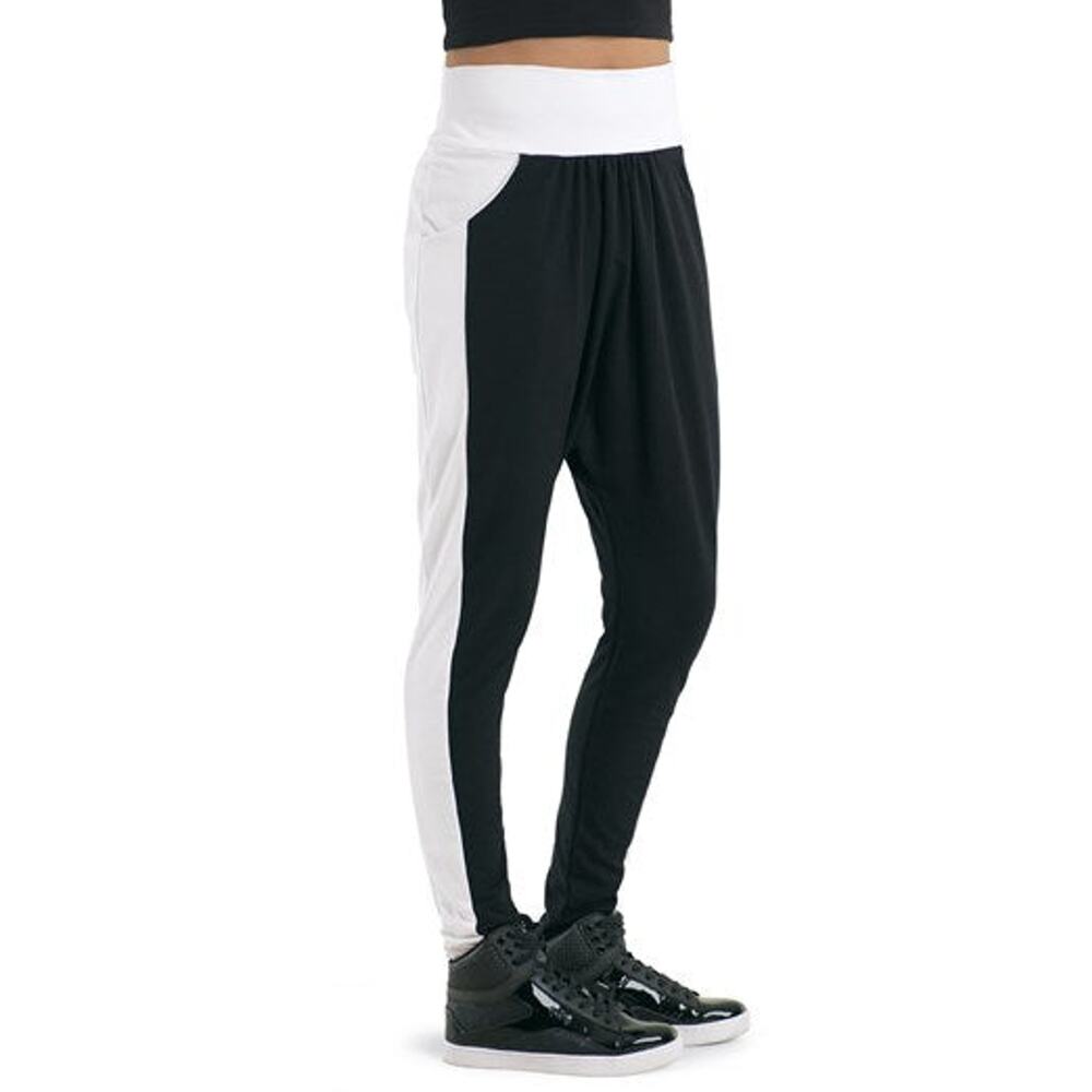 Dance Pants Urban Groove AH7469 Large Adult White Jazz Sweatpants Joggers